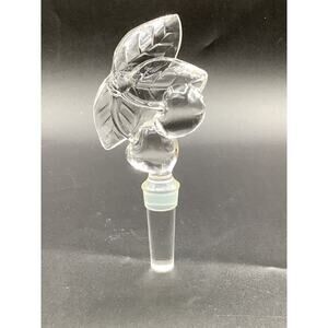 Mikasa Crystal Cherry Orchard Bottle Stopper